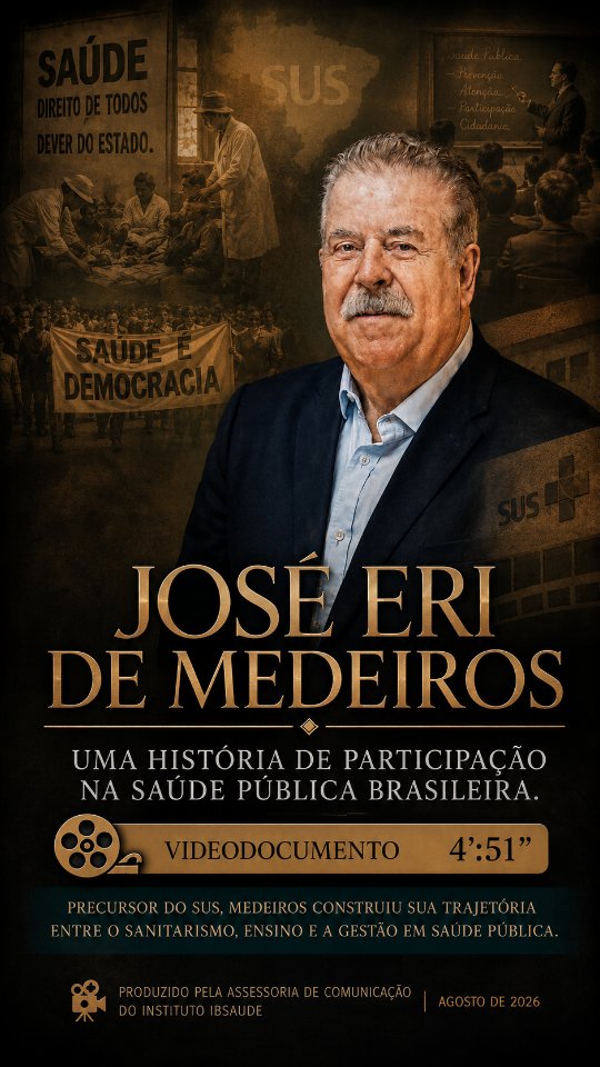 Capa do videodocumento em homenagem a José Eri de Medeiros.